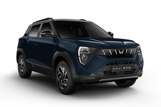 Mahindra Xuv 3xo Galaxy Grey / Nebula Blue (dual Tone) Color Image